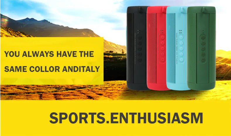 Wireless Bluetooth Speaker, Portable Outdoor Waterproof