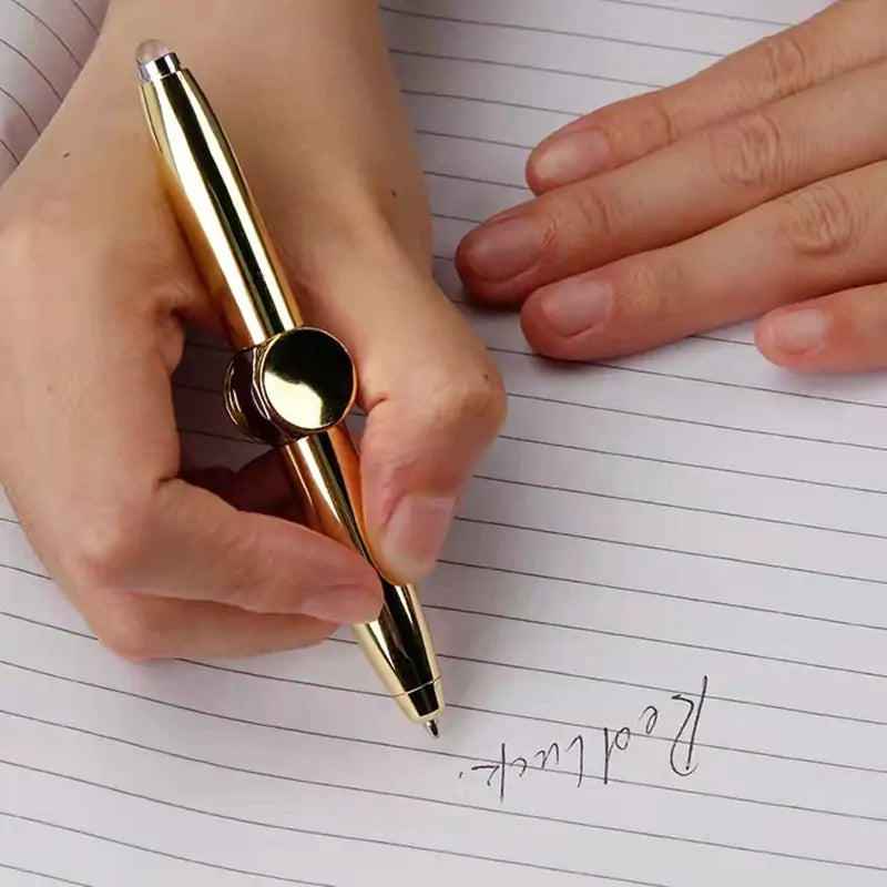 LED Spinning Pen - Fidget Spinner Pen with Light Effects