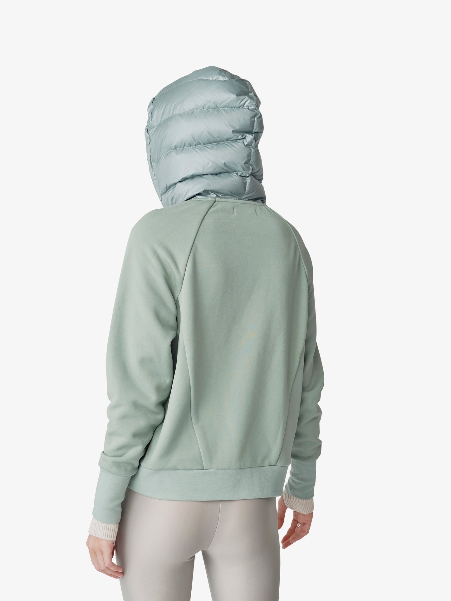Down Zip Hoodie - Slate Gray