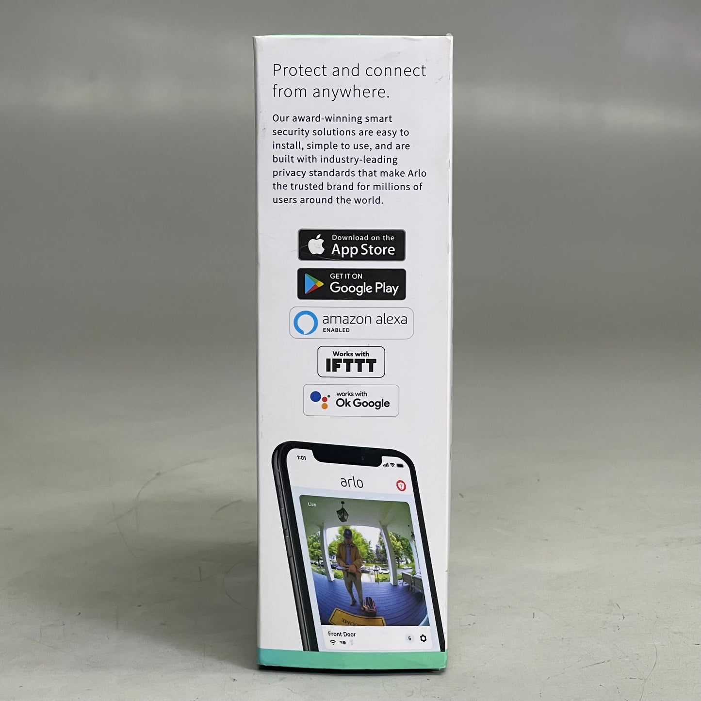 ARLO Wired Video Doorbell w/ Night Vision 180° FOV White AVD1001W-100NAS (Pre-Owned)