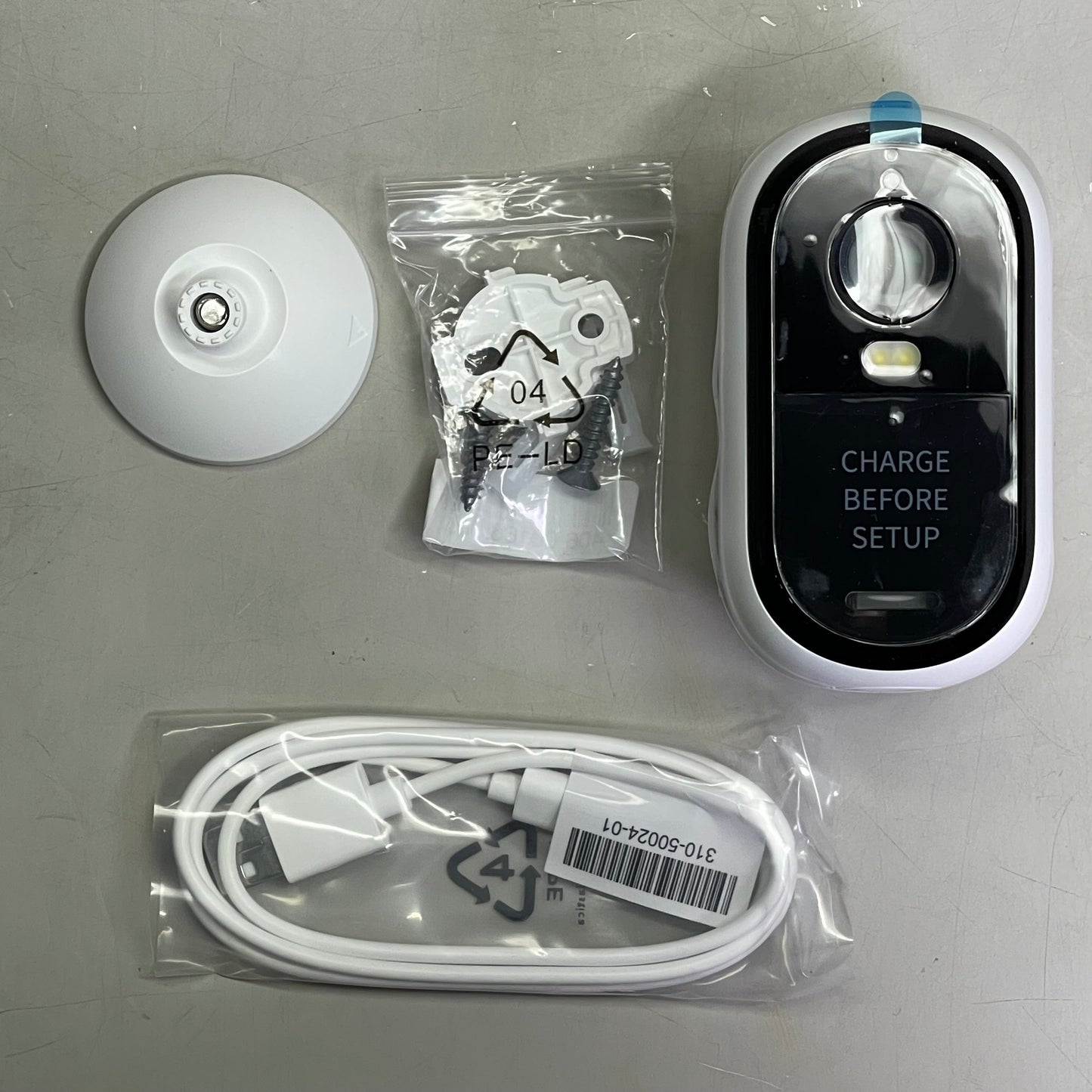ARLO Essential Outdoor Camera 2nd Gen w/ Color Night Vision 130° FOV White VMC2050-1WMNAS