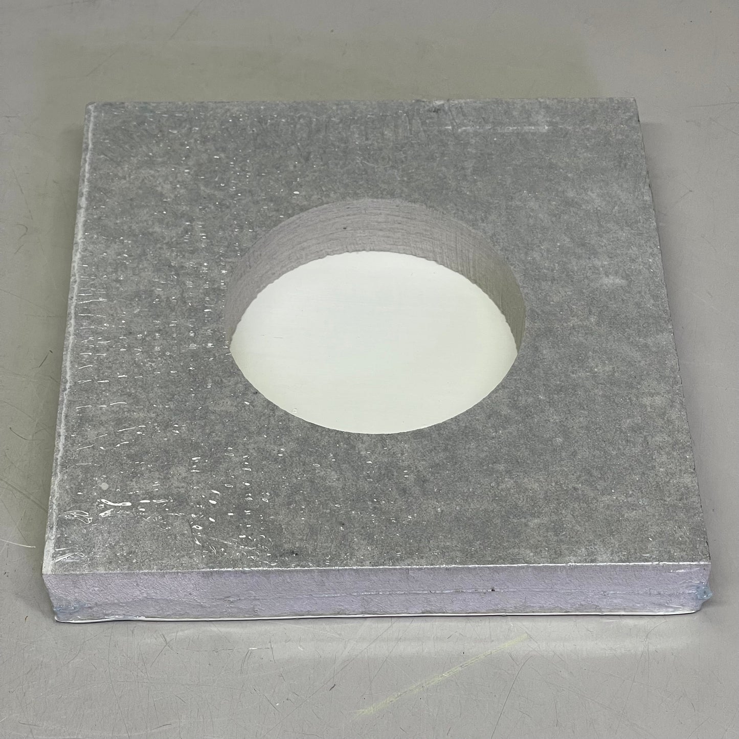 PORTLANDPRODUCTS (10 PACK) Primed Smooth Small Light Block O/D 7.25" x 7.25" x I/D 3-5/8" Grey PPS231LBS