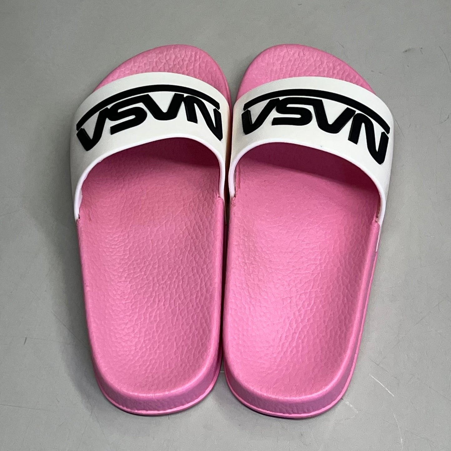 NASA Lightweight Slip-On Crater-G Sandal Slide Girl's Sz 1M Pink/White NS202526