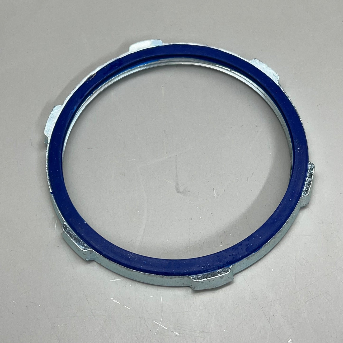 EATON Conduit Sealing Locknut "Liquid Tight" Malleable Iron Zinc Plated 4" SL10
