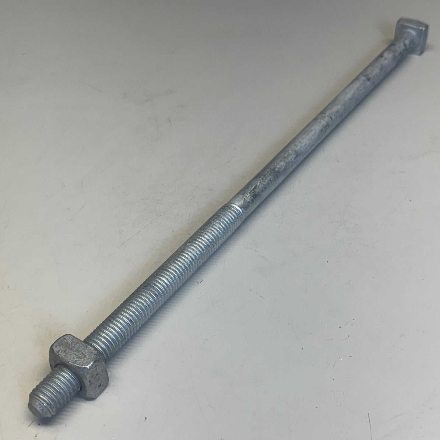HUBBELL Machine Steel Square Head Bolt (30 Pcs) Sz 5/8" x 16" Grey 8816