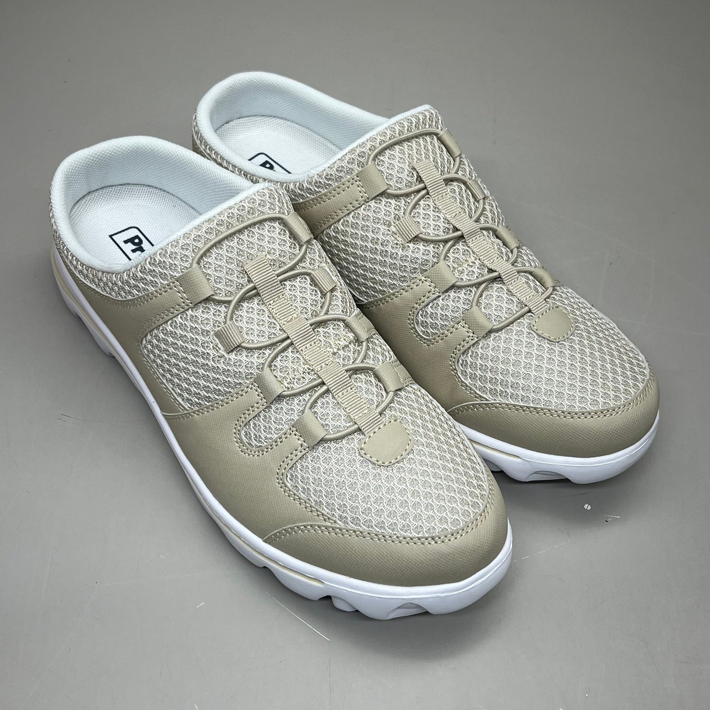 PROPET Travel Activ Slide Breathable 2 Tone Mesh Women's Sz 9 N(AA) Sand WAT011M