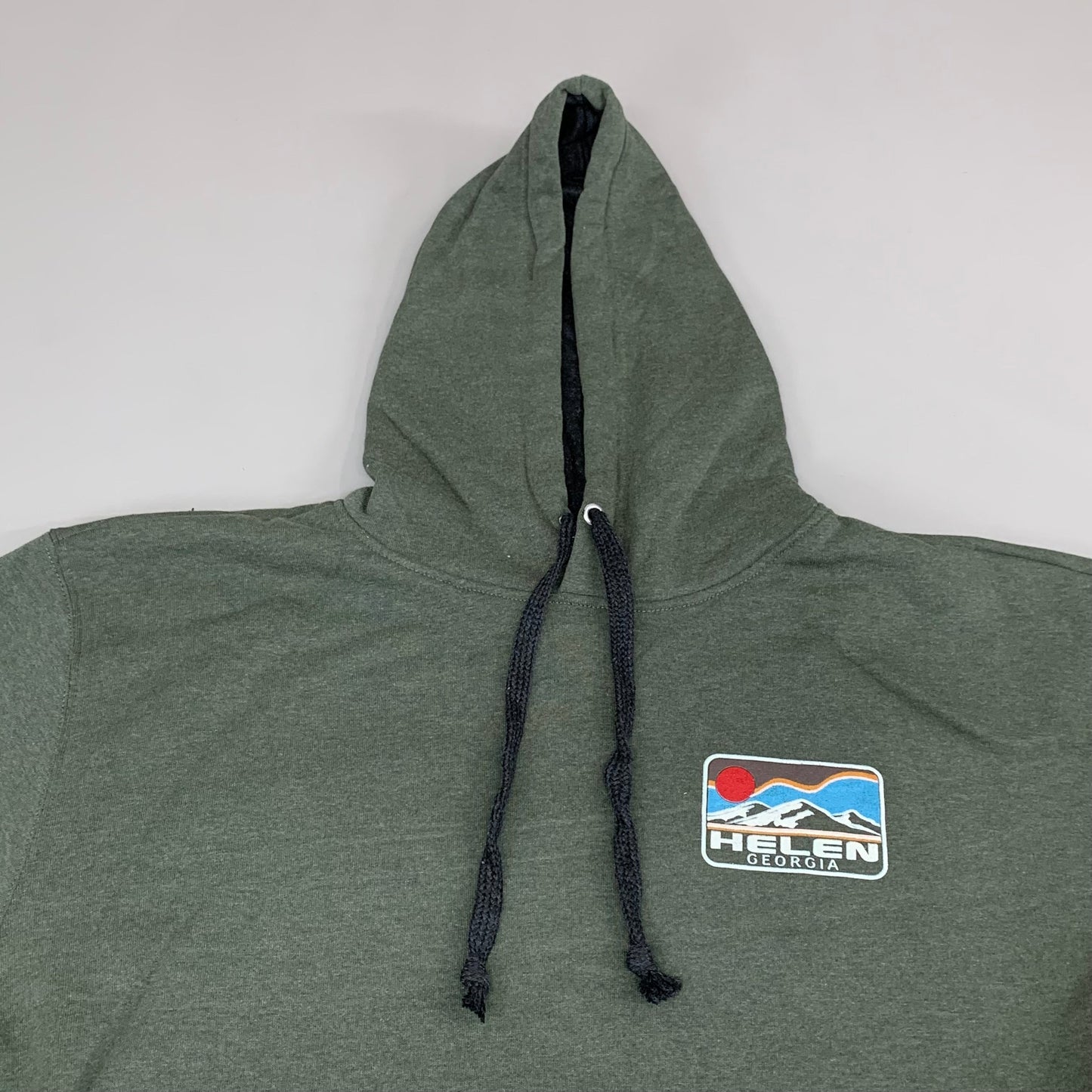 LONEROCK Helen Georgia Tie Hoodie Sz 2X-Large Green