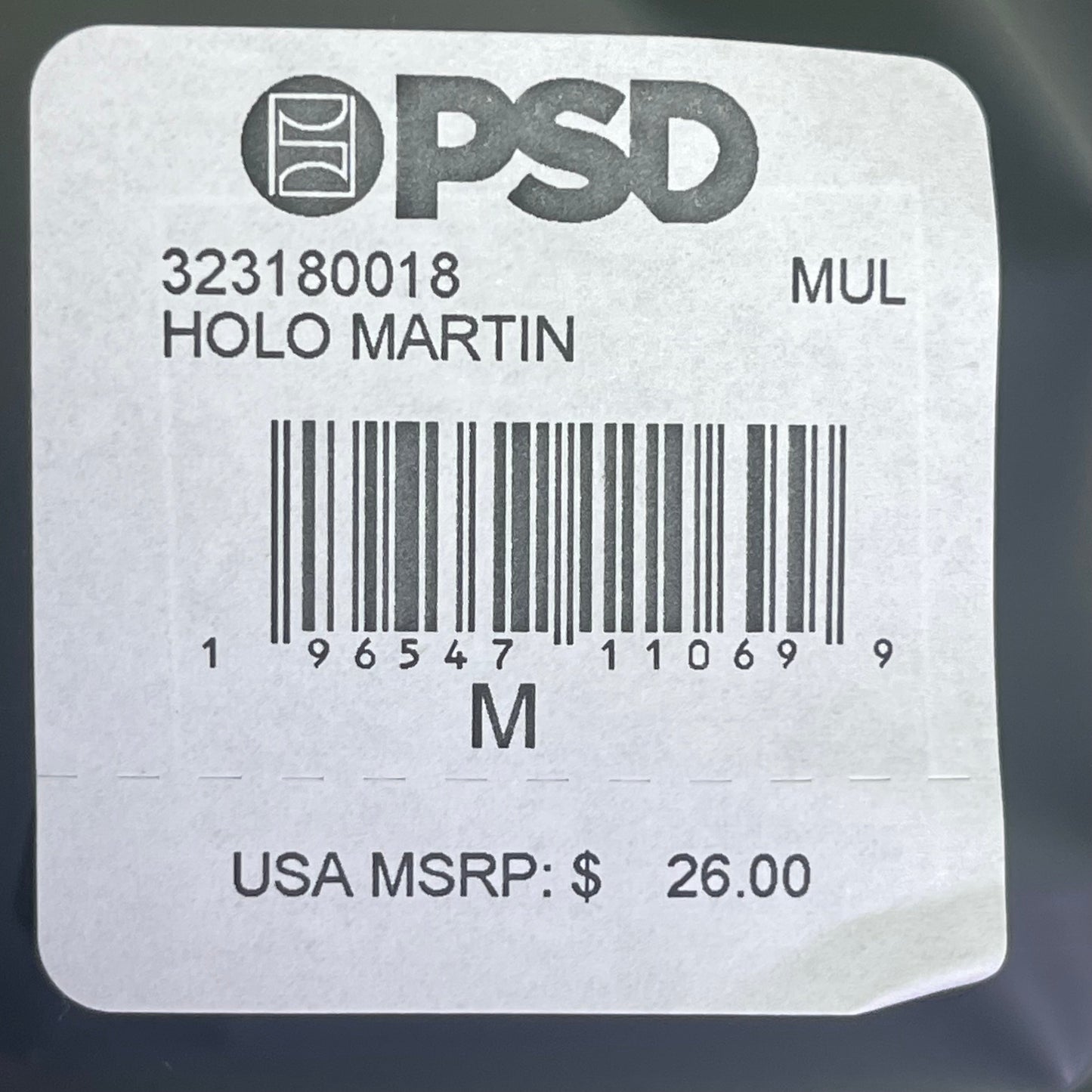 PSD Looney Tunes Marvin The Martian Boxer Briefs Medium HOLO MARTIN