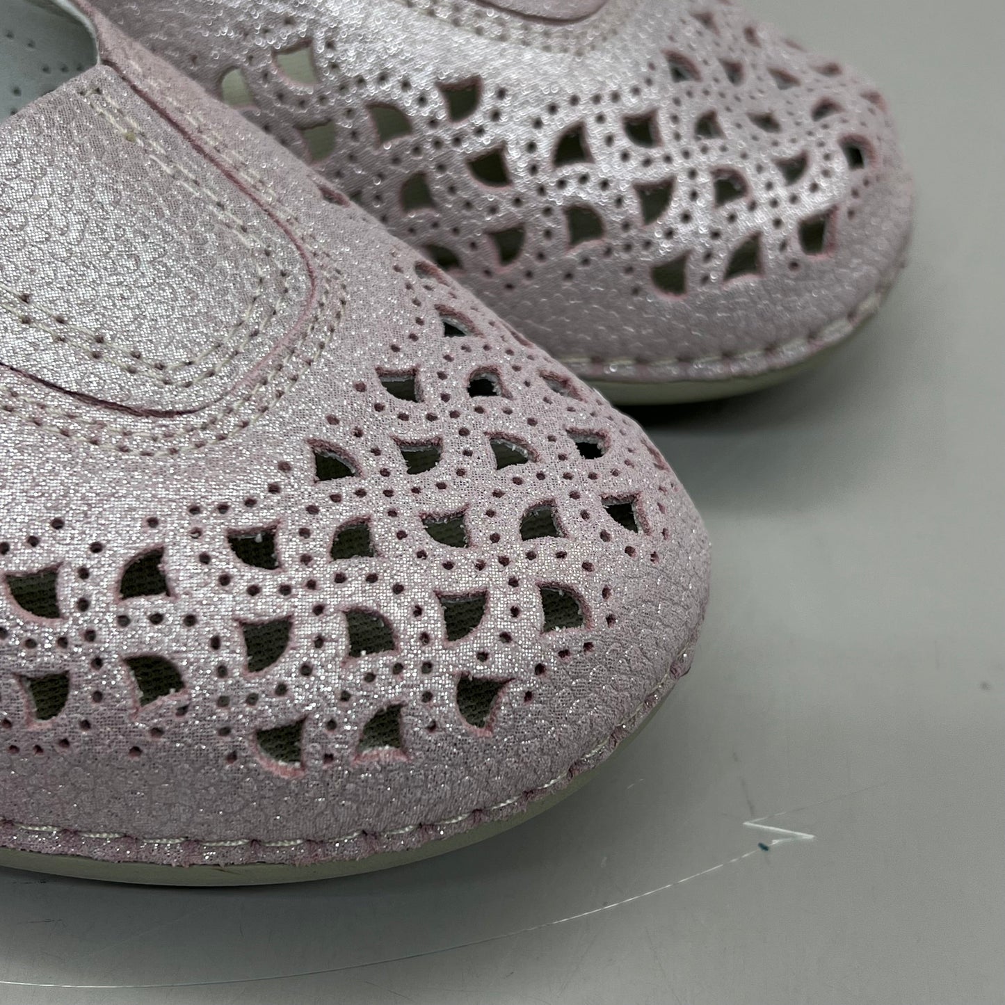 PROPET Cabrini Full Grain Leather Arch Support Women Sz 7 X(2E) Blush WCX064L