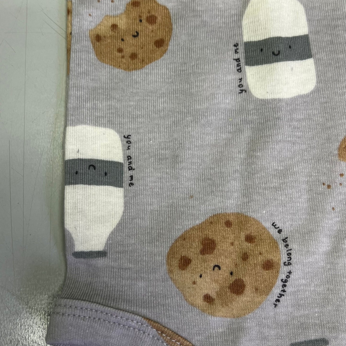 CARTERS (5 PIECE SET) Milk & Cookie - Animal Bodysuit Baby Boys Sz 6M Blue/White