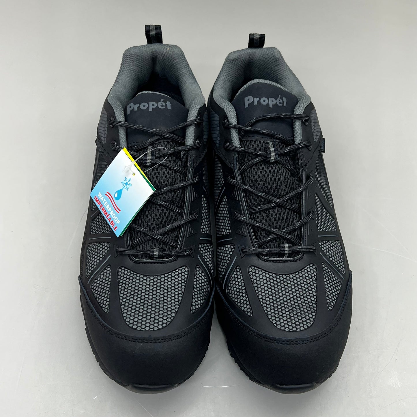 PROPET Seeley II Men's Work Boot Waterproof Men's Sz 12 W (E) Black/Grey MAU012M