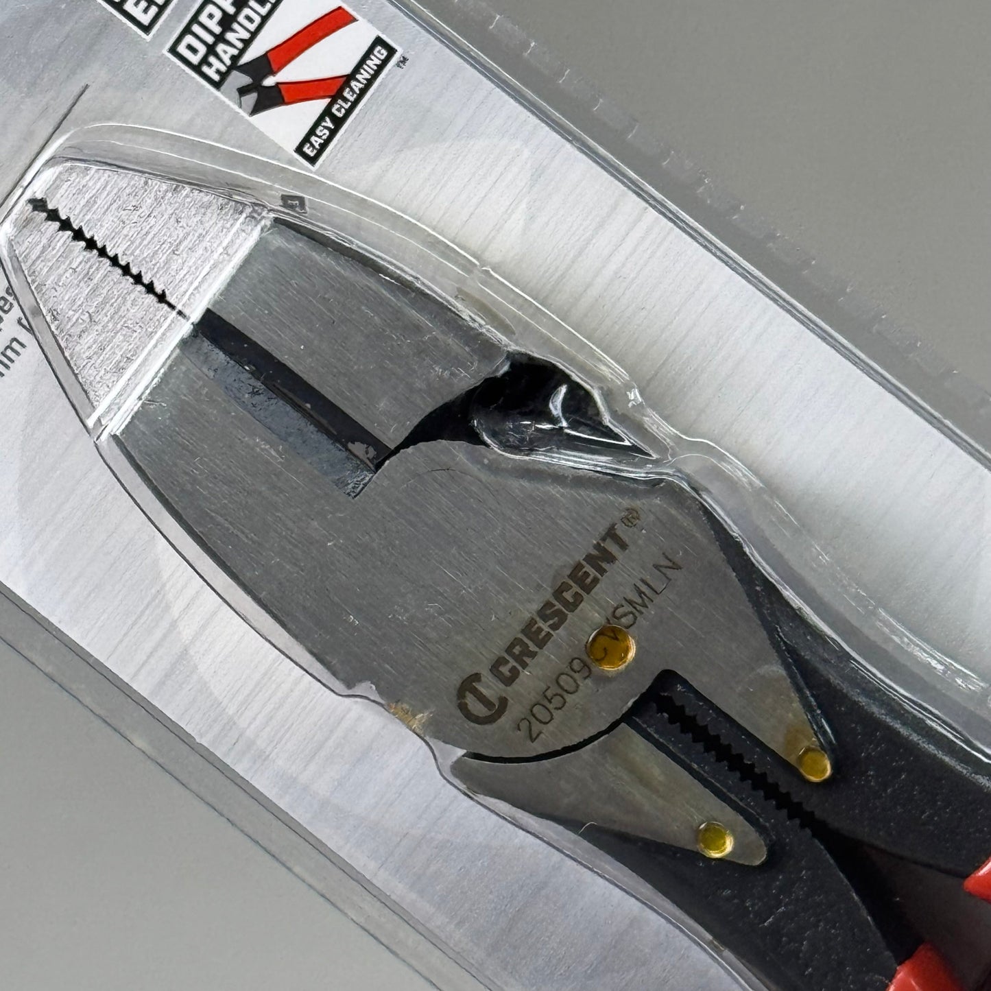 CRESCENT 9" Lineman's Compound Action Dual Material Pliers Red