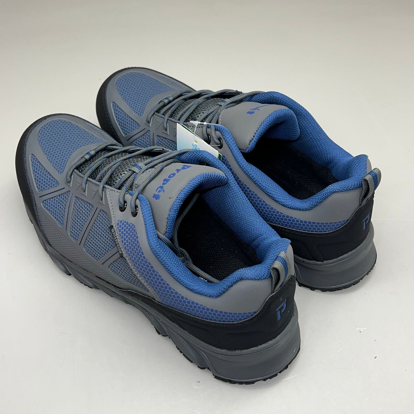 PROPET Seeley II Men's Work Boot Waterproof Men's Sz 12 W (E) Grey/Blue MAU012M