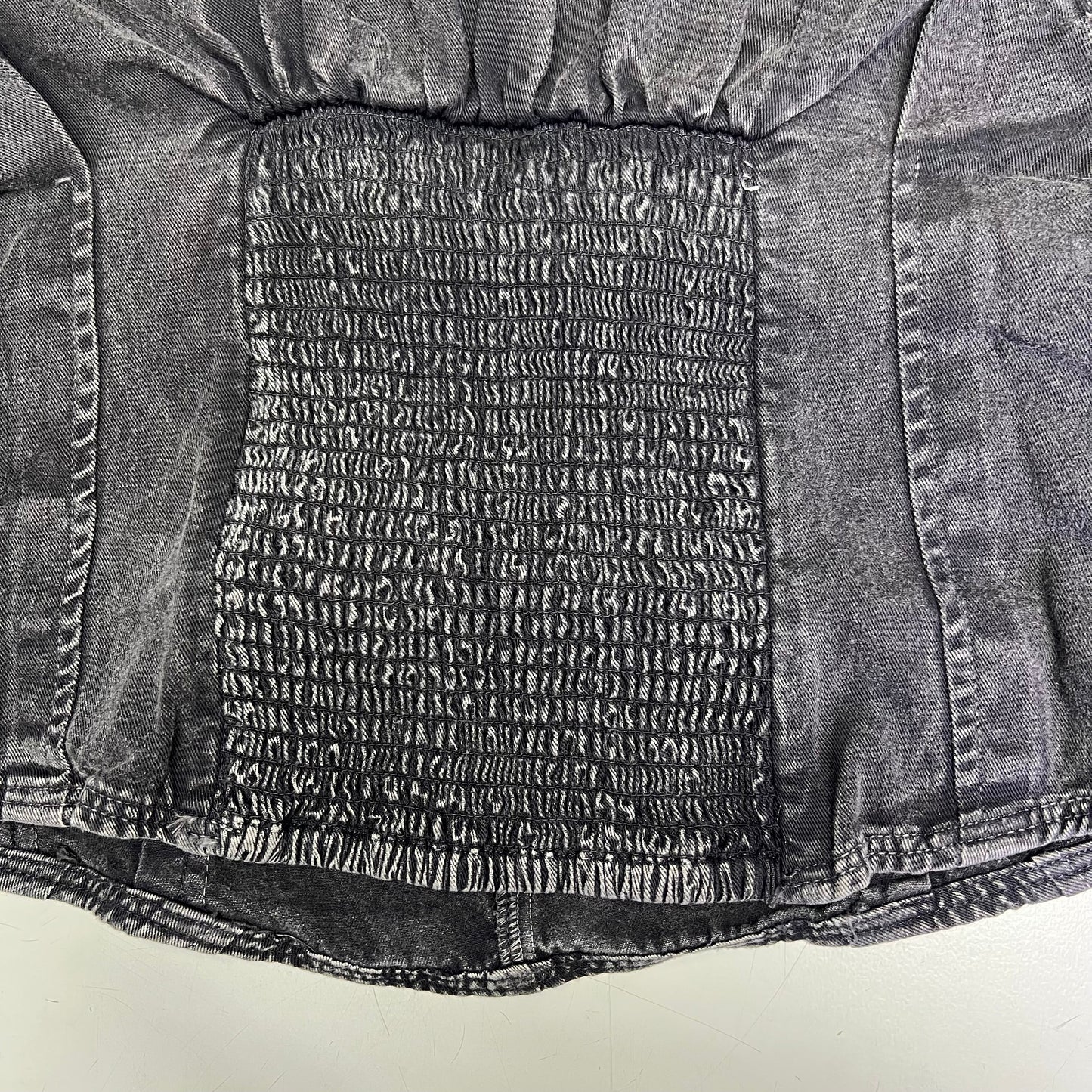 FREE PEOPLE 100% Cotton Louie Indigo Top Women's Sz XS Black 98546724