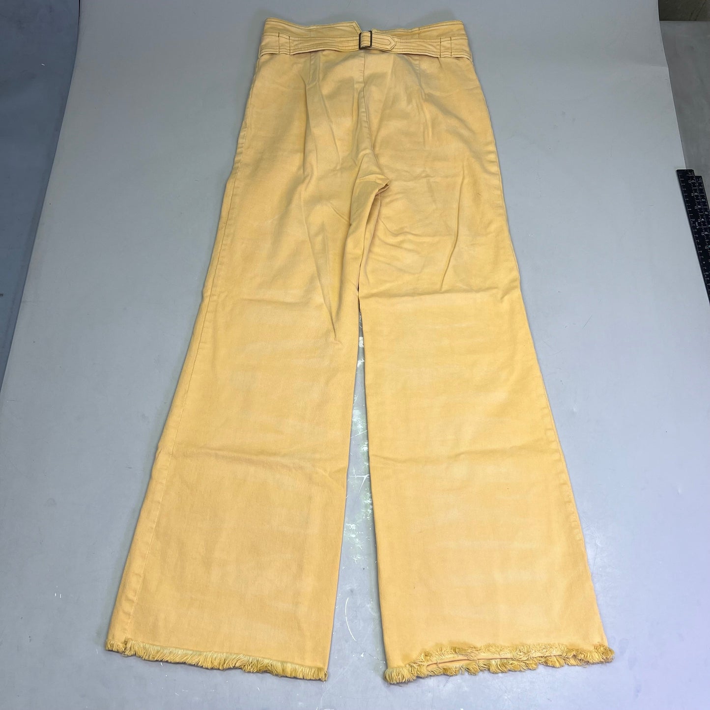 ANTGROPOLOGIE Pilcro Button W/ Hip Belt Jeans Women's Sz 29 Yellow (Pre-Owned)