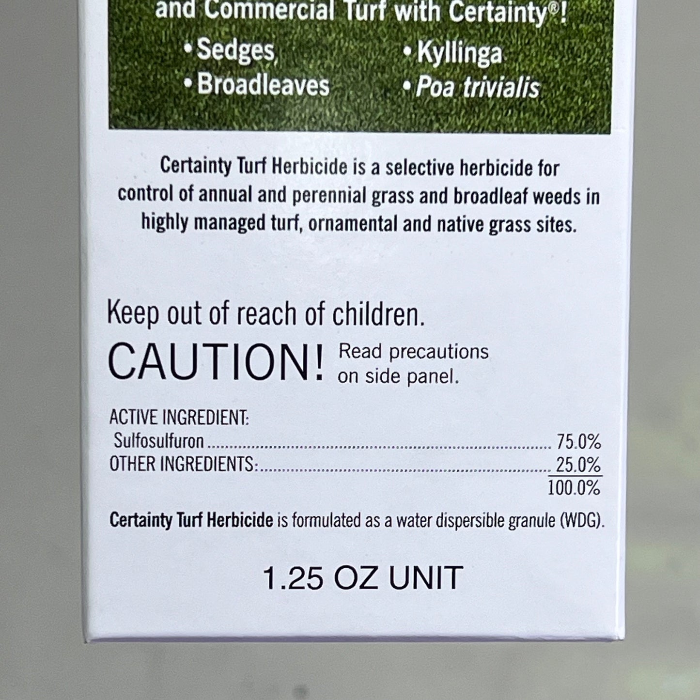 ZA@ CERTAINTY Turf Homicide Weed Control For Gold Course & Residential 1.25 oz 25230