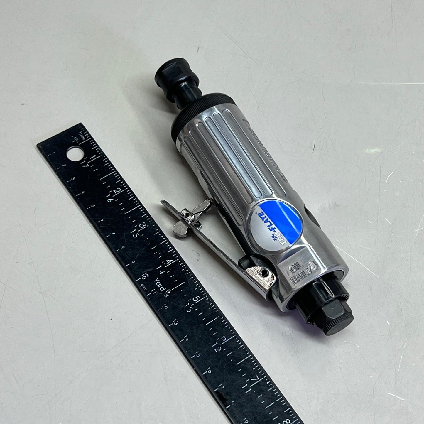 TRU-FLTE Compact Mini Die Grinder W/ HI FLO Plug Included Chrome 25-520TF