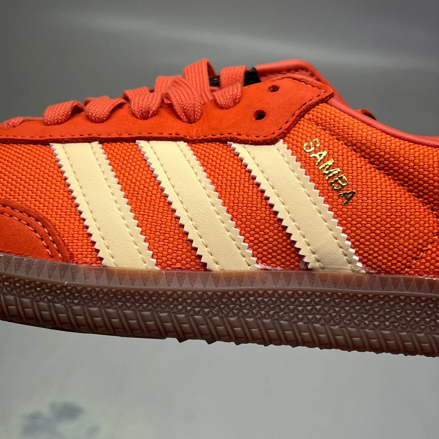 ZA@ ADIDAS Samba OG Soccer Inspired Sneaker Men's Sz 6.5 Collegiate Orange ID1453