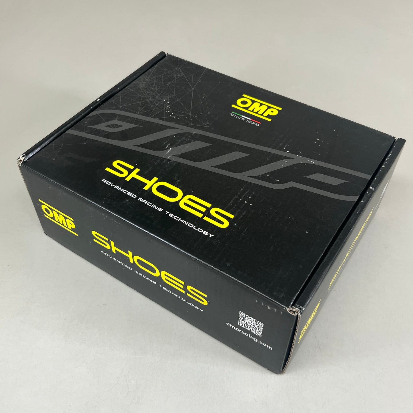 OMP ONE-S Fia Standard Racing Shoes 8856-2018 Men's 9 EU42 Black IC0-0822-A01