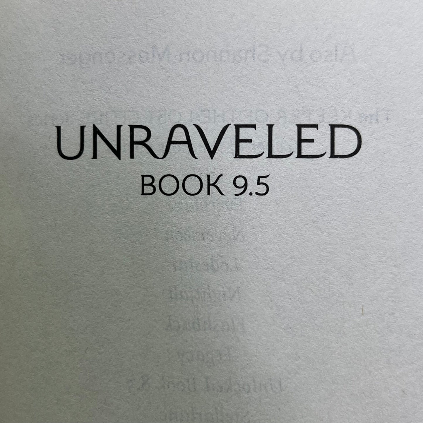 SIMON & SCHUSTER Unraveled Keeper of the Lost Cities Hardcover Book
