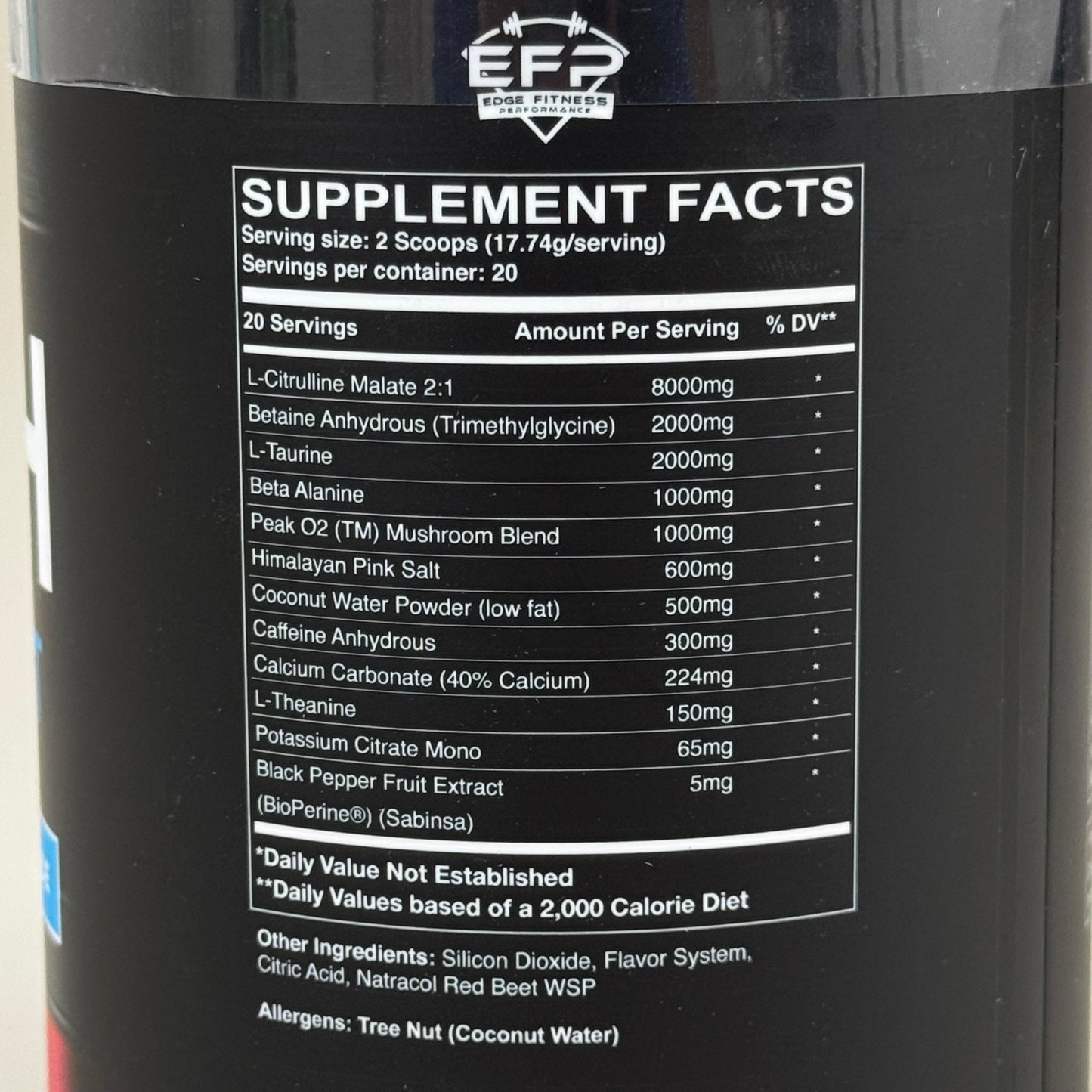 EDGE FITNESS Clutch Pre-Workout Energy in Strawberry Margarita Flavor 10/26