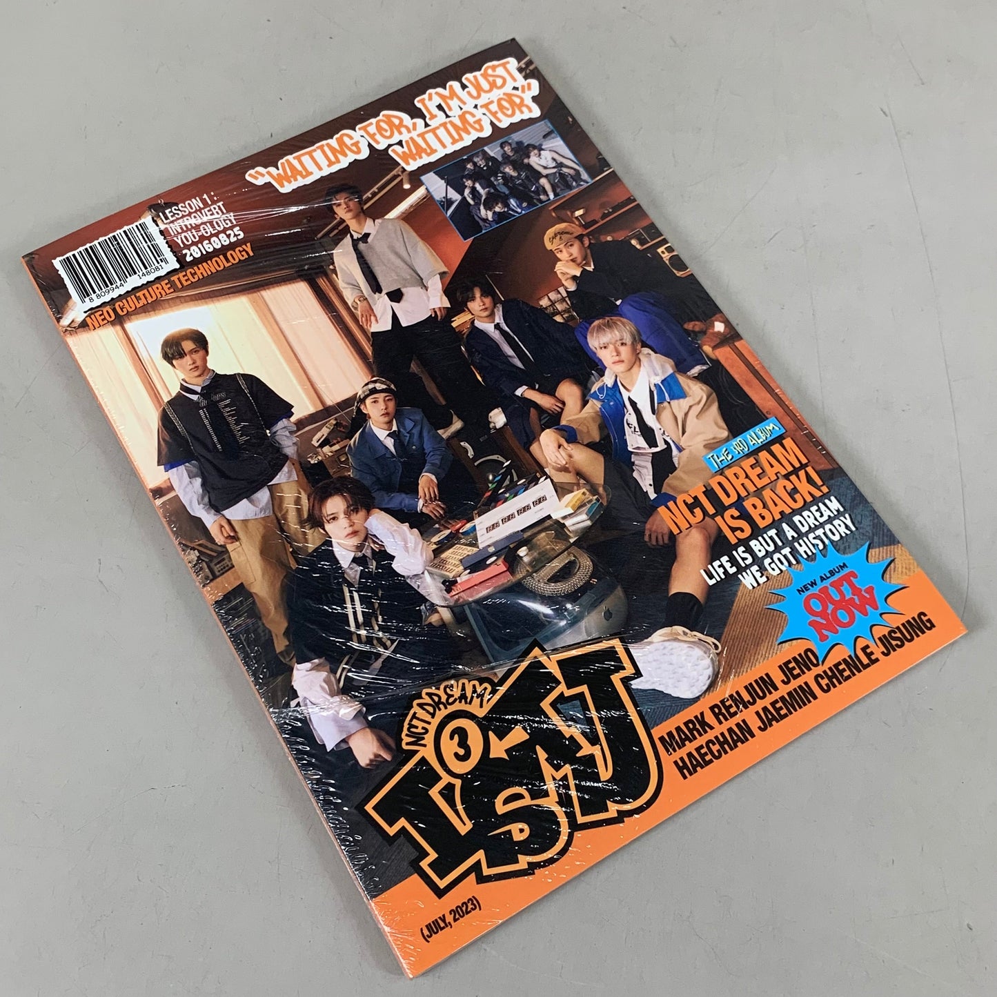 NCT Dream the 3rd Album ISTJ Photobook ver Audio CD ORANGE VERION