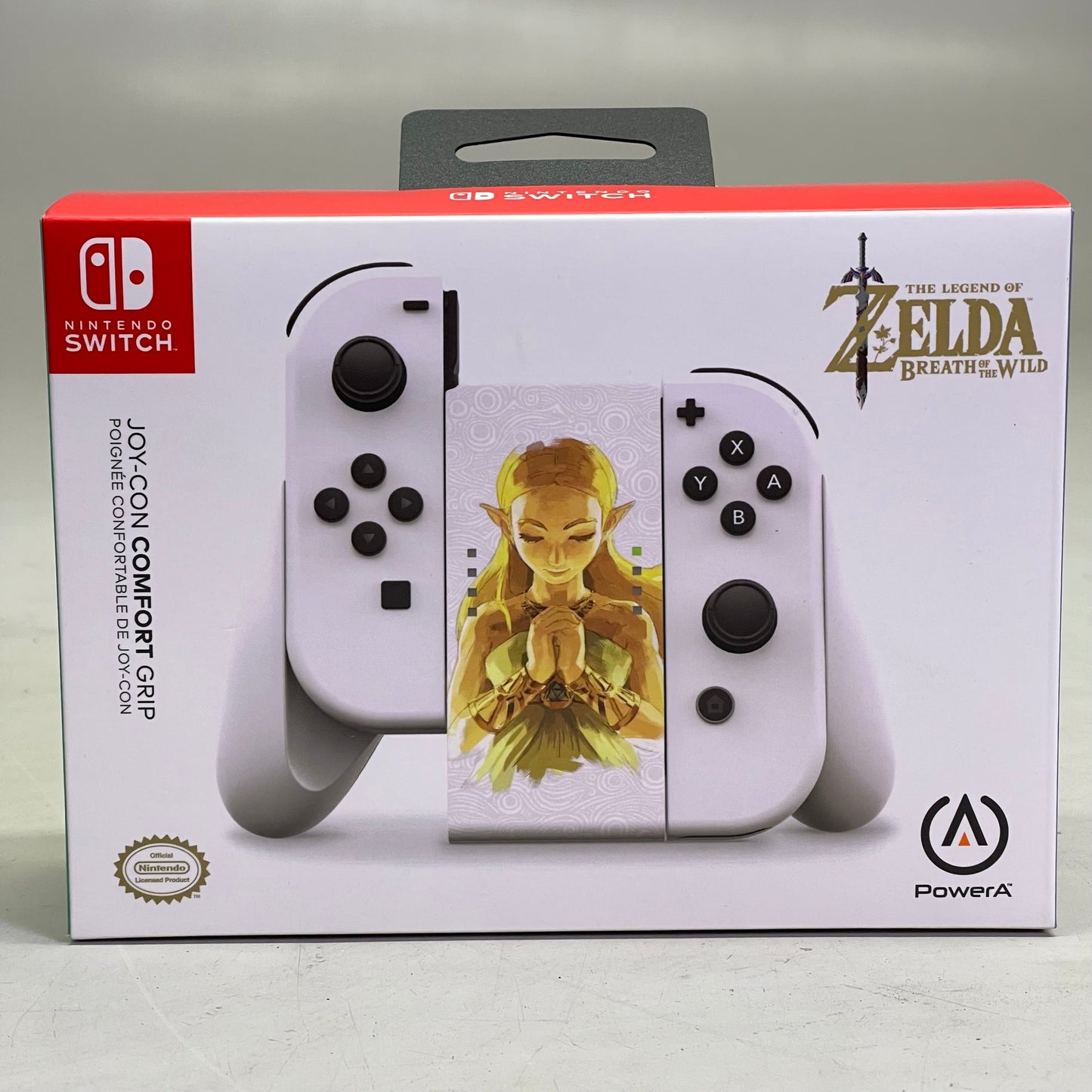 NINTENDO Joy-Con Comfort Grip ONLY Legend Of Zelda Authentic White NSAC0059-01