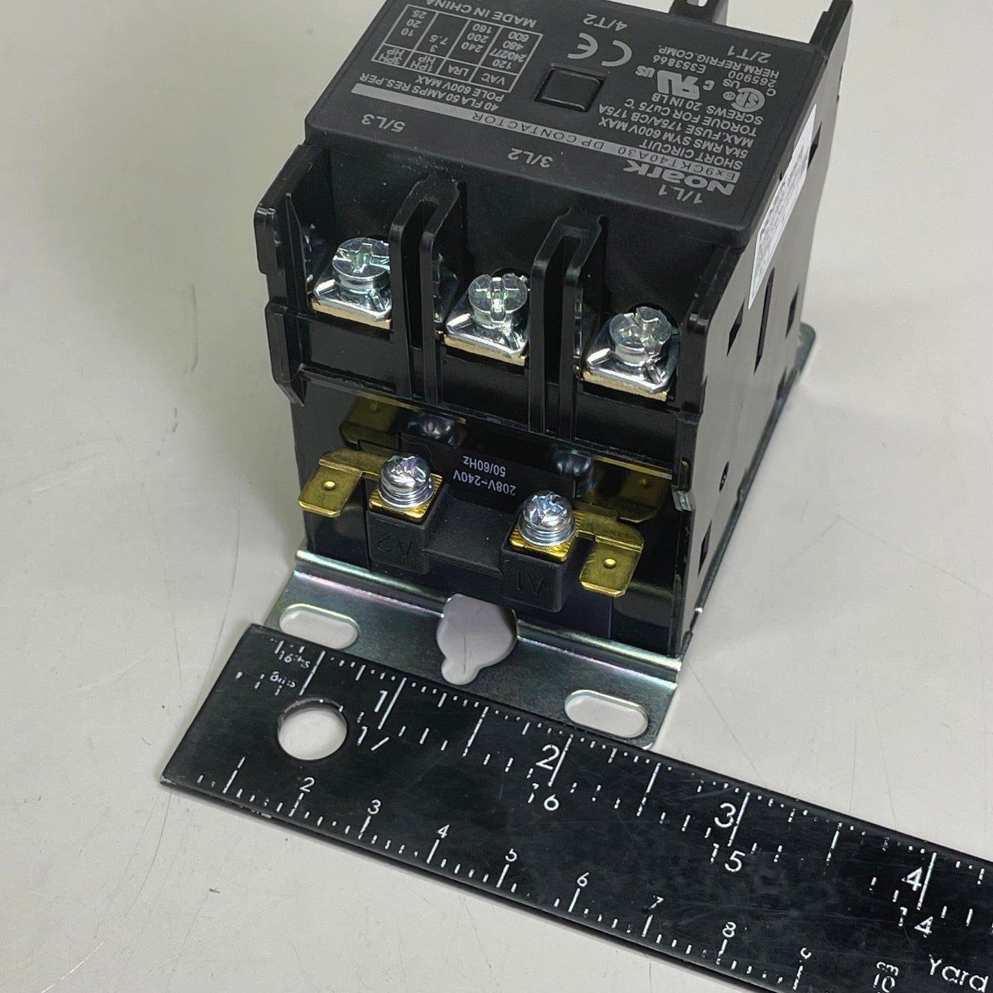 NOARK Definite Purpose Contactor  40A 208-240V 3-Pole Ex9CKT40A30XU7