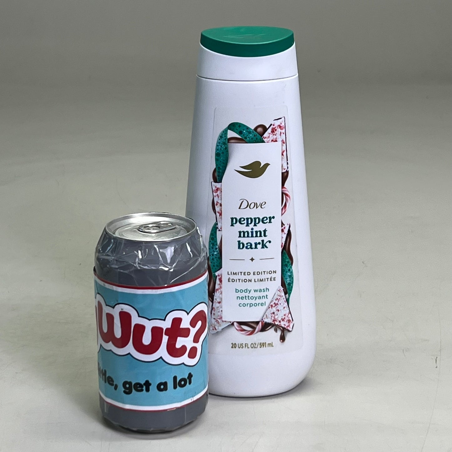 DOVE (2 PACK) Pepper Mint Bark Body Wash 20 fl oz White