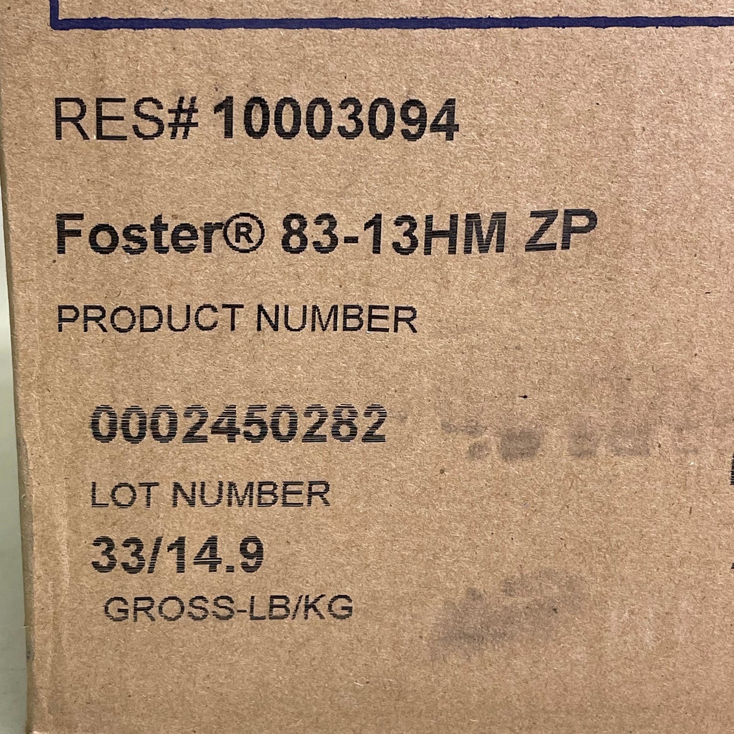 H.B. FULLER Zeropack Hot Melt Adhesive 31 lbs Translucent FOSTER 83-13HM ZP
