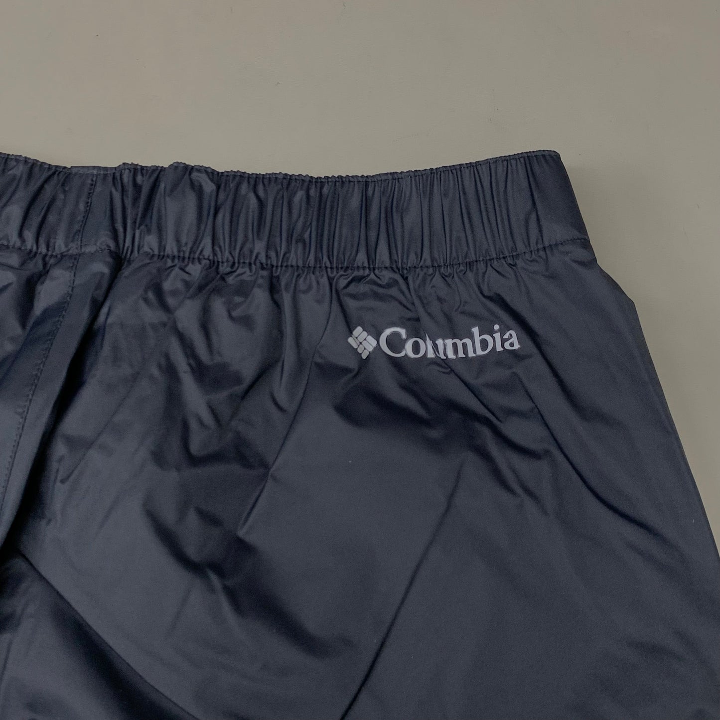 COLUMBIA Rebel Roamer Rain Pant Softshell Men's Sz M Inseam 32" Black XM8175-010