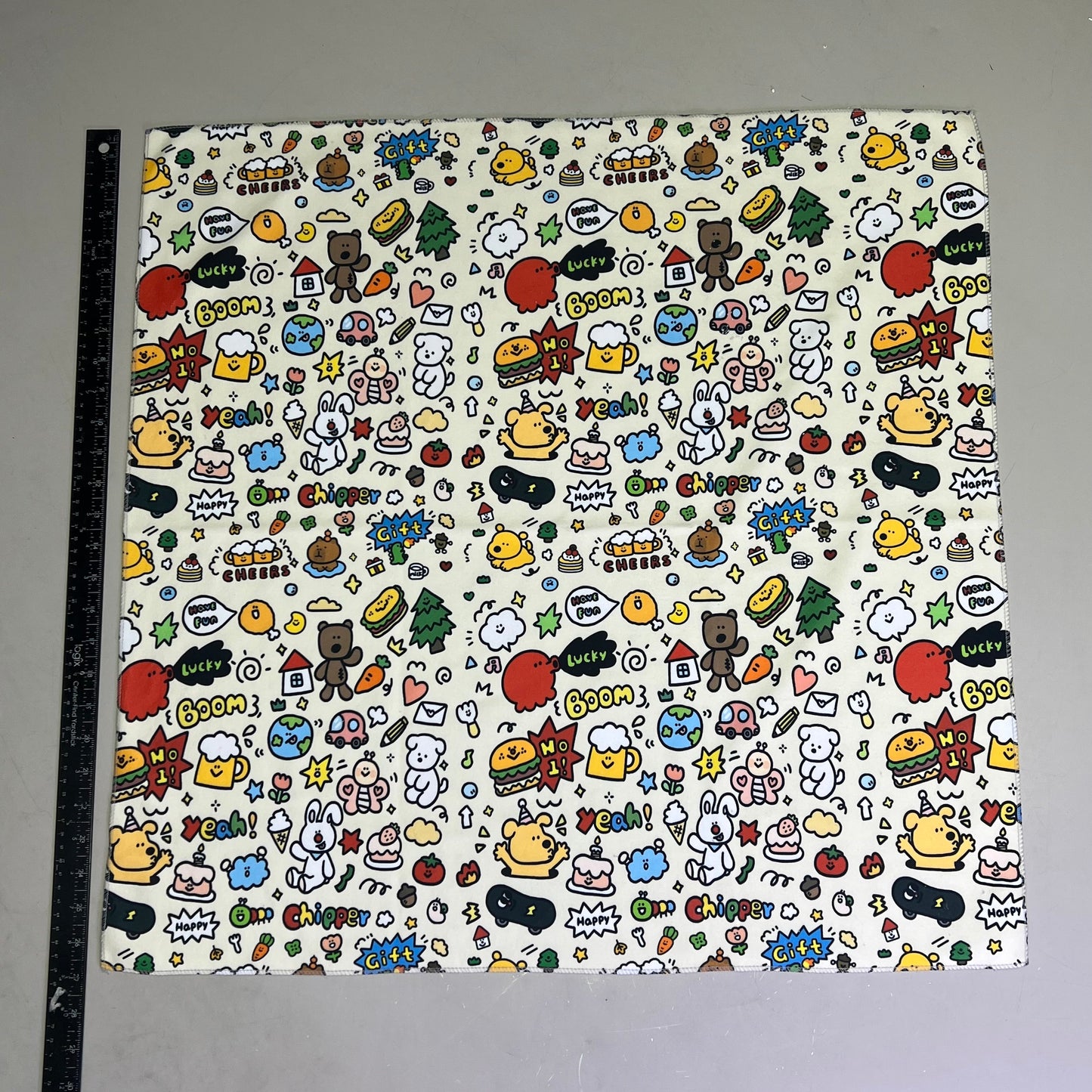 LOVLEY CAVES Self Adhesive Cat Wrap Grooming Blanket Doodle Pattern 1882742