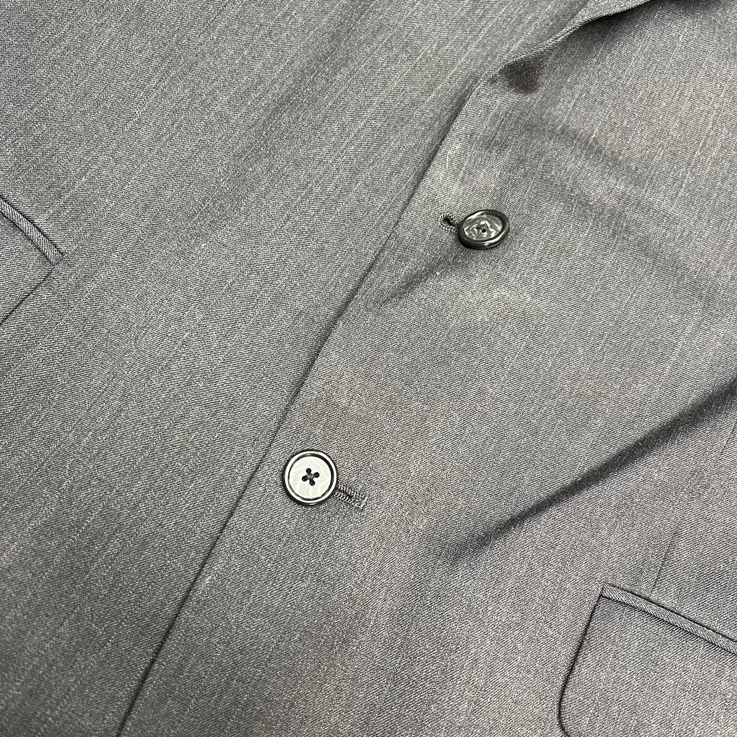 EISENBERG 2 Button Suit Blazer Men's Sz R 42 Grey SCOTT 2BTN CT W001746