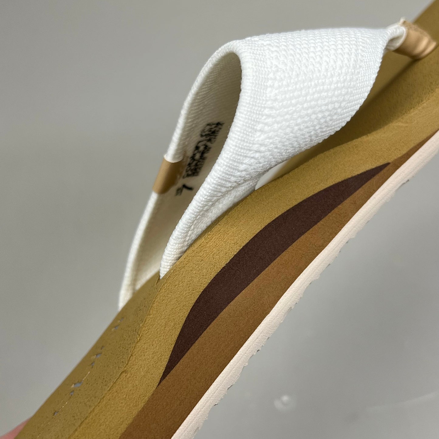 COBIAN Bermuda Bounce Mesh Strap Women's Sz 9 EU 39.5 Cream BEB24-110-9