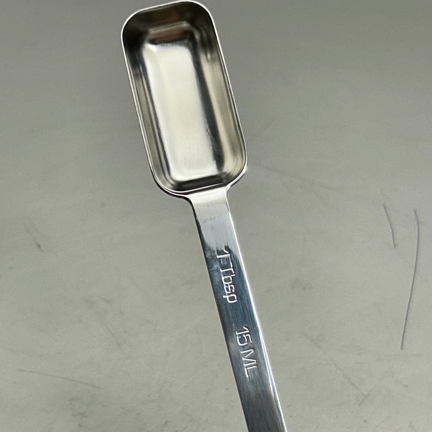 RSVP (6 Spoons) Endurance Stainless Steel Measuring Spice Spoon Set 1/8tsp,1/4tsp,1/2tsp,3/4tsp,1tsp, 1tbs