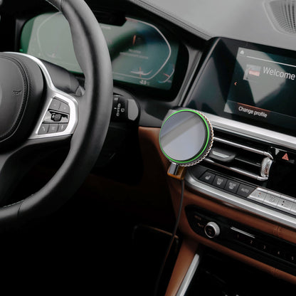 Magnetic Wireless Leather Car Charger
