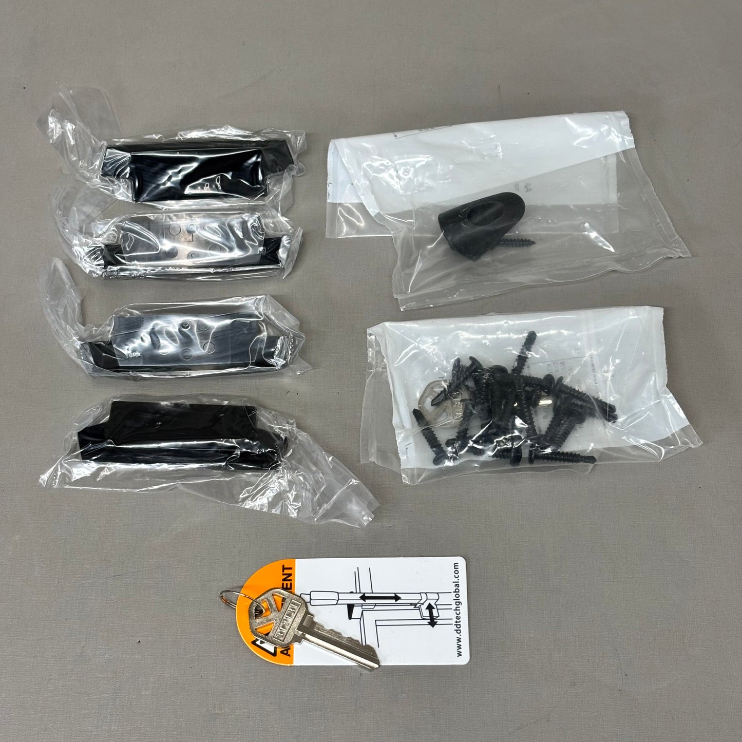 D & D TECHNOLOGIES High Security Magnalatch Series 3 Top Pull Black MTSTDKS3KA