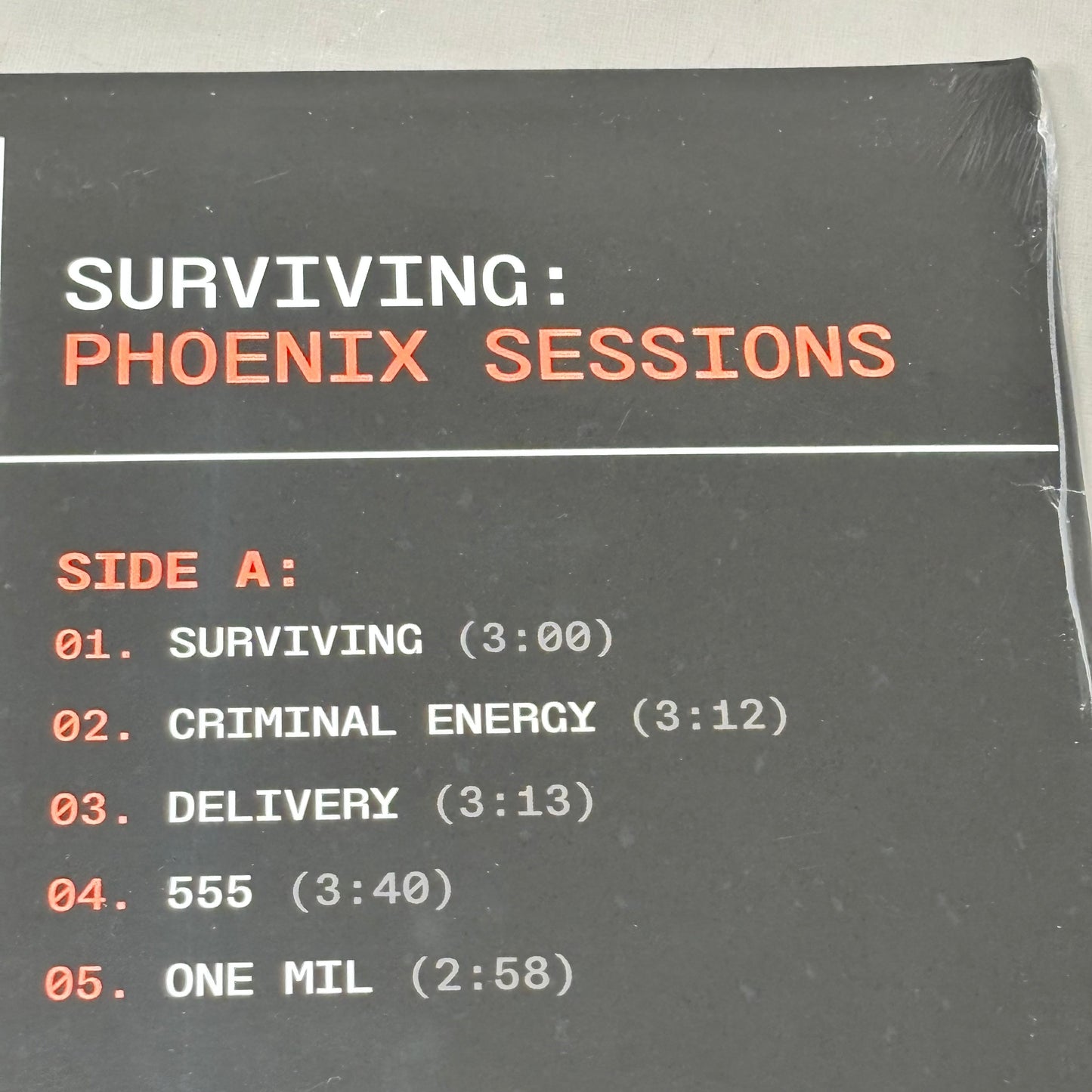 SILVA ARTIST Jimmy Eat World Surviving: Pheonix Sessions 10 Song Record Orange Vinyl Record