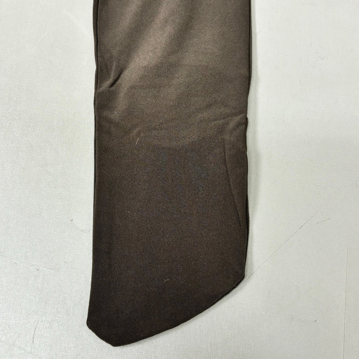 NORMA KAMALI Slim Fit Turtleneck Catsuit w/ Footsie Women's Sz XS/34 Chocolate