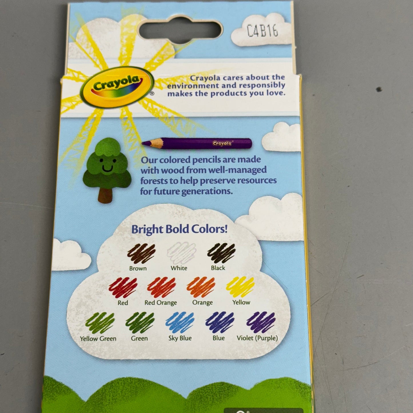 CRAYOLA (12 PACK) Wood Colored Pencils Long Pre Sharpened 12 Pencils Per Package