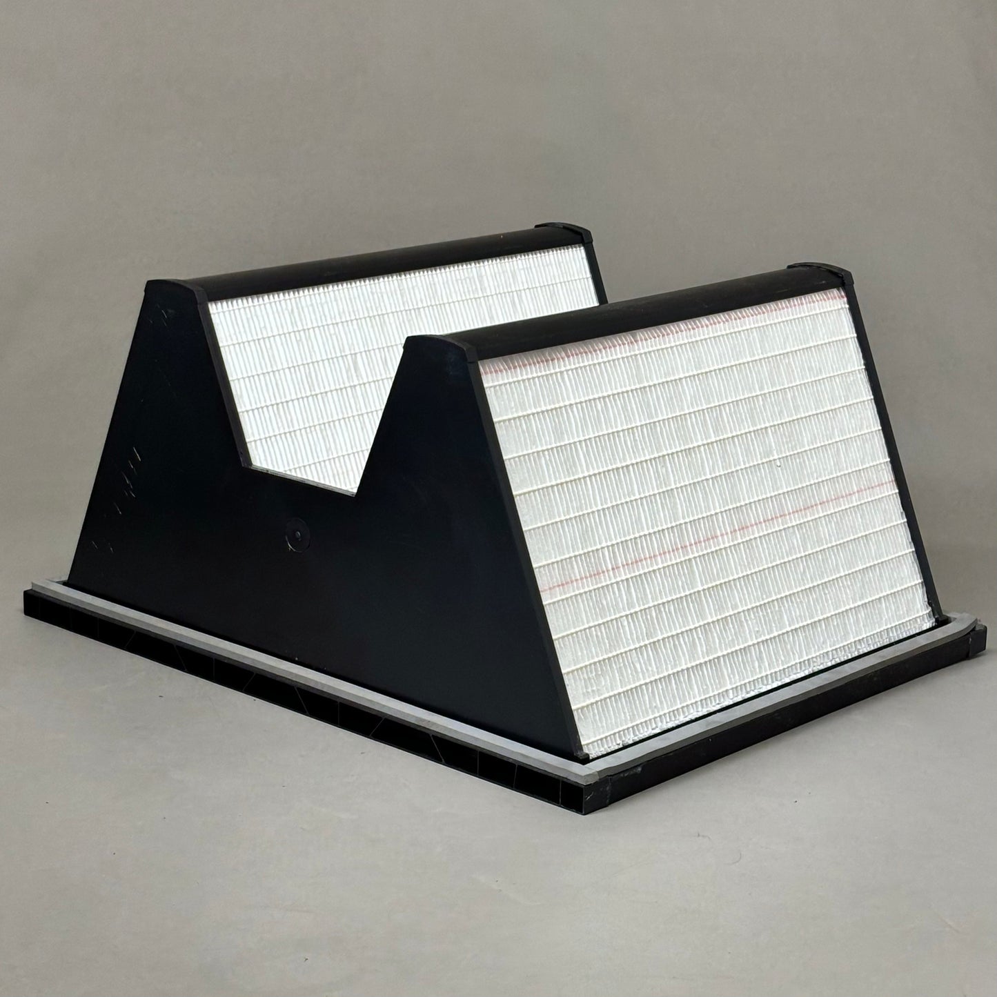 GRAINGER V Bank Air Filter Fiberglass Plastic Downstream Face 24x24x12 33E916
