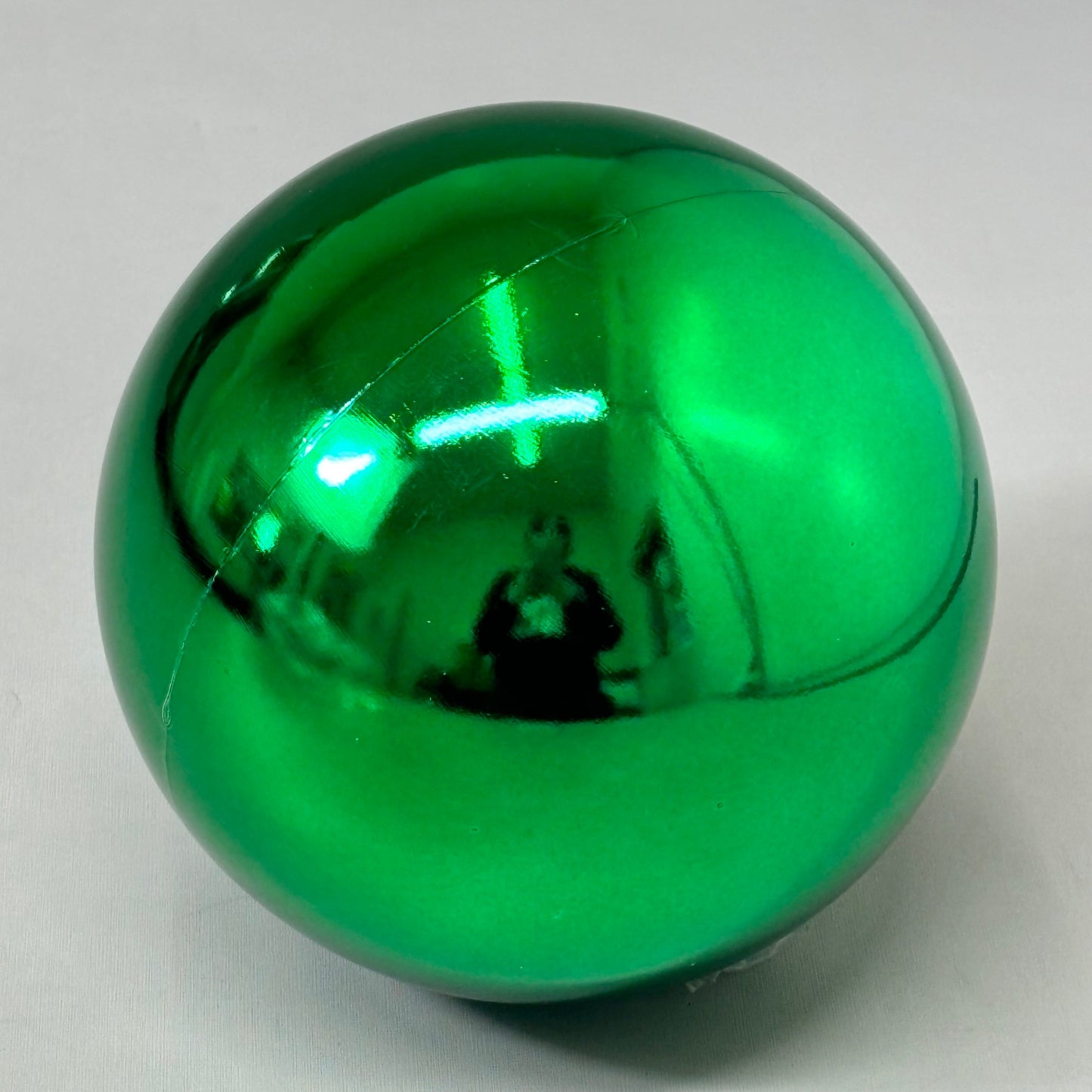 RAZ IMPORTS (2 PACK) Christmas Decoration Ornament Plastic 6" Shiny Green 4314923