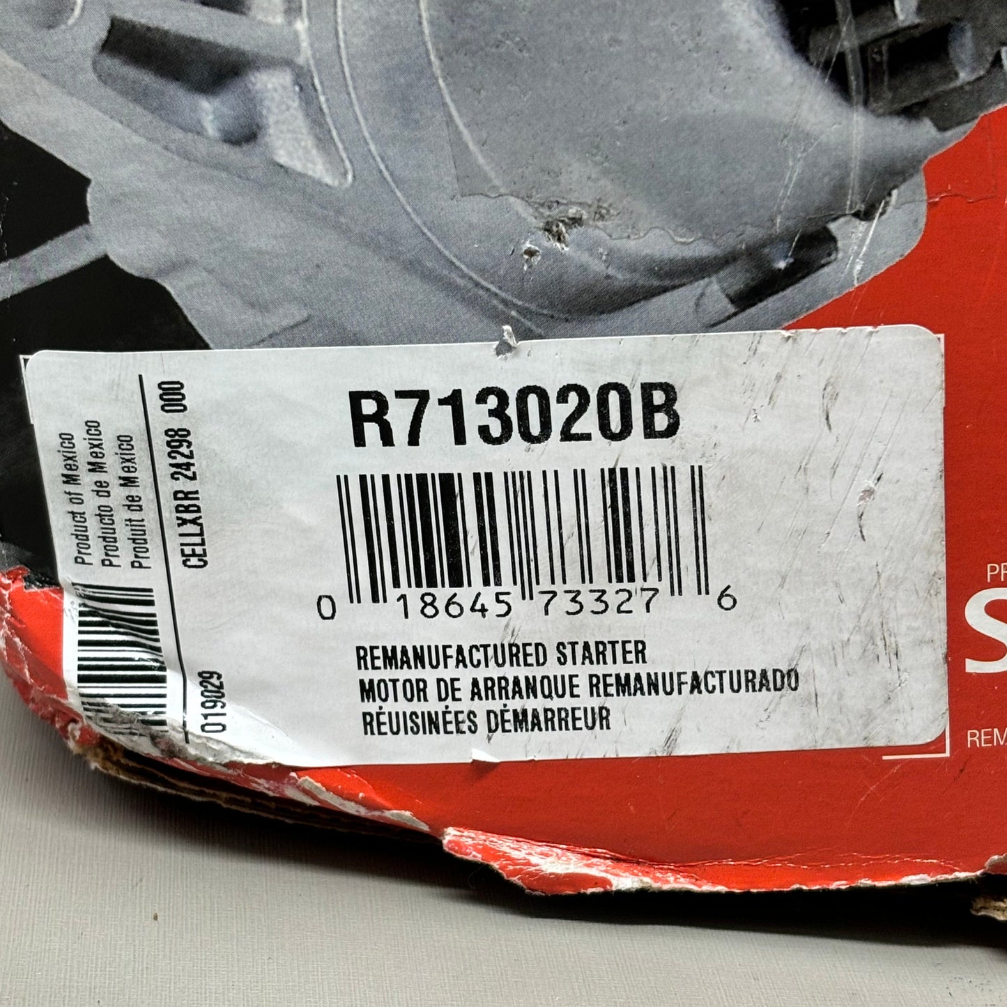 ULTIMA Starter 12V 3kW 13Pinion Teeth Clockwise Rotation Remanufactured R713020B