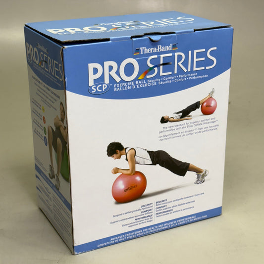 THERABAND Pro Series Exercise Ball Maximum Comfort And Performance   55cm Red 23020