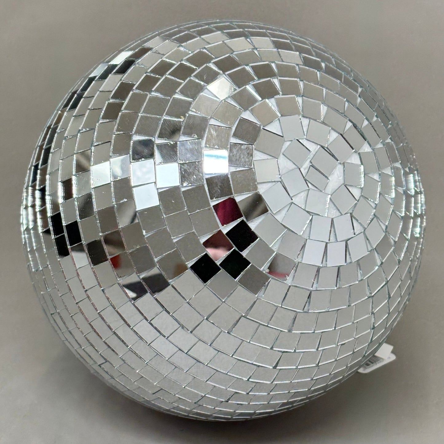 RAZ IMPORTS (2 PACK) Disco Ball Christmas Ornament Glass & Foam 8" Silver 4432735