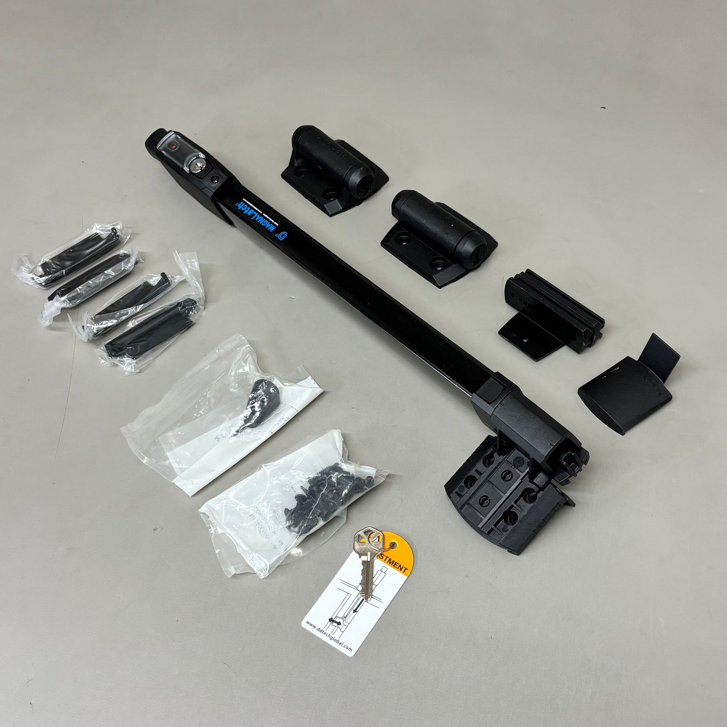 D & D TECHNOLOGIES High Security Magnalatch Series 3 Top Pull Black MTSTDKS3KA