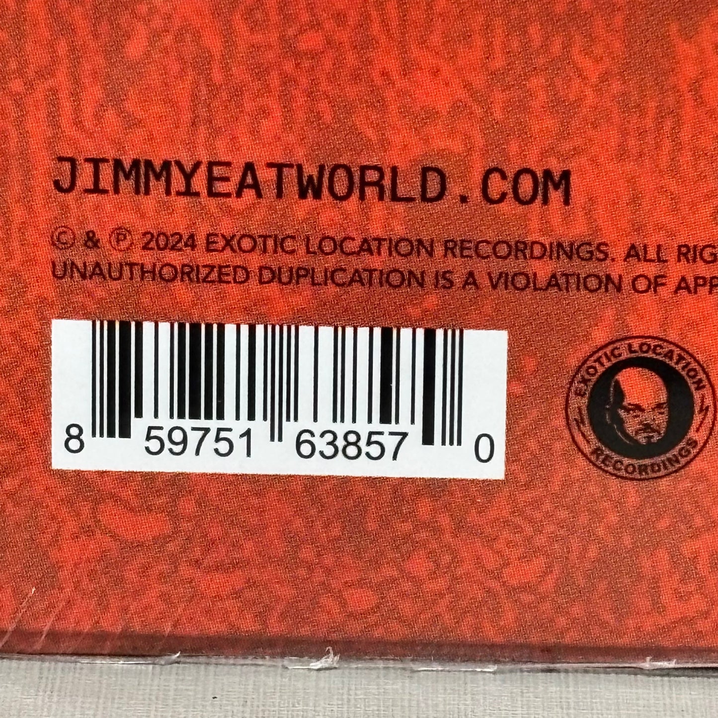 SILVA ARTIST Jimmy Eat World Surviving: Pheonix Sessions 10 Song Record Orange Vinyl Record
