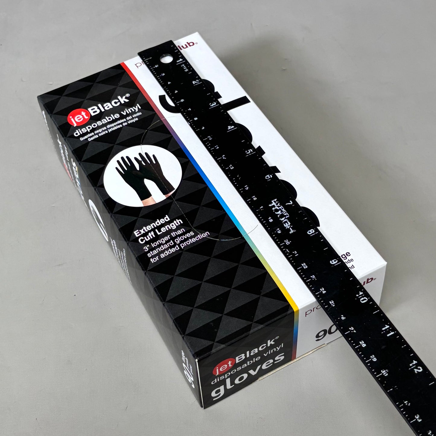PRODUCT CLUB  (2 PACK, 90 GLOVES EACH) Disposable Vinyl Gloves Long Cuff Sz L