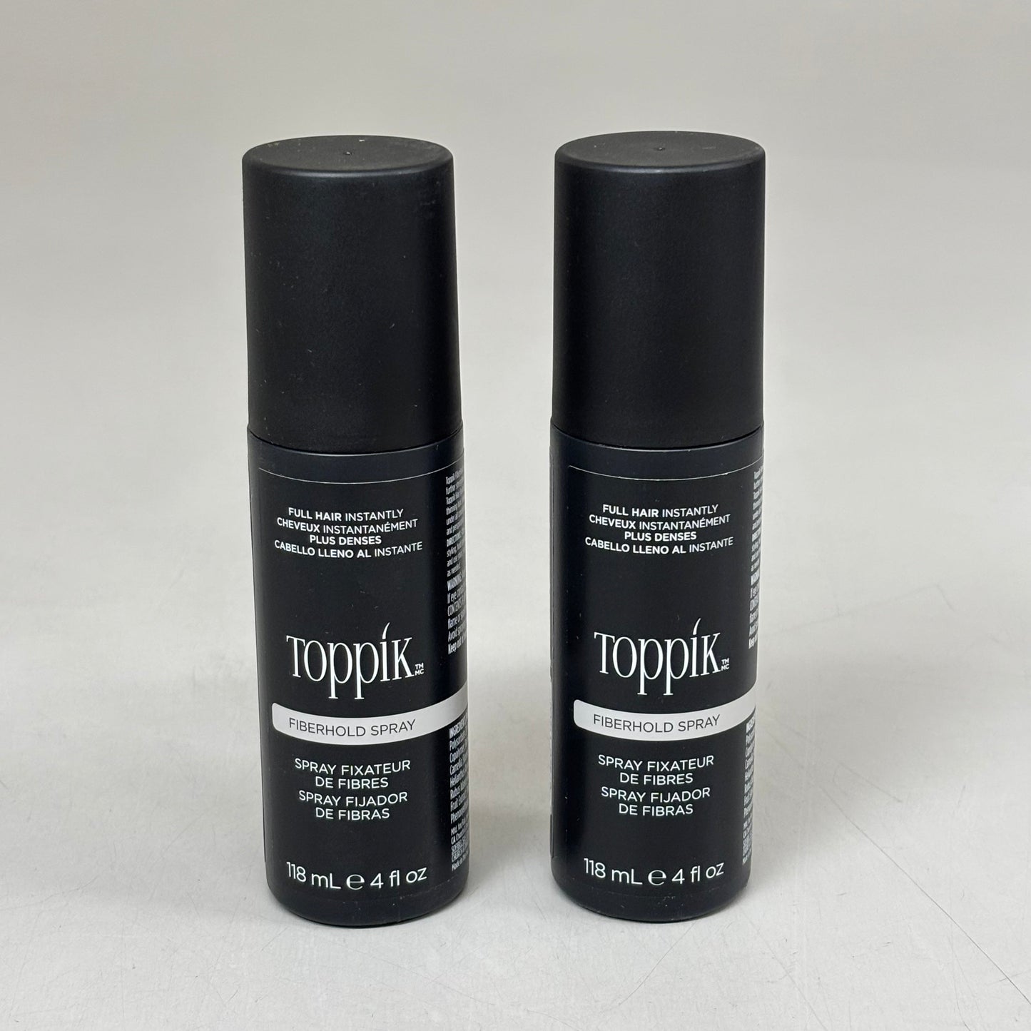 TOPPIK (2 PACK) Fiber Hold Spray Strengthening Bond for Hair Fibers 4 fl oz