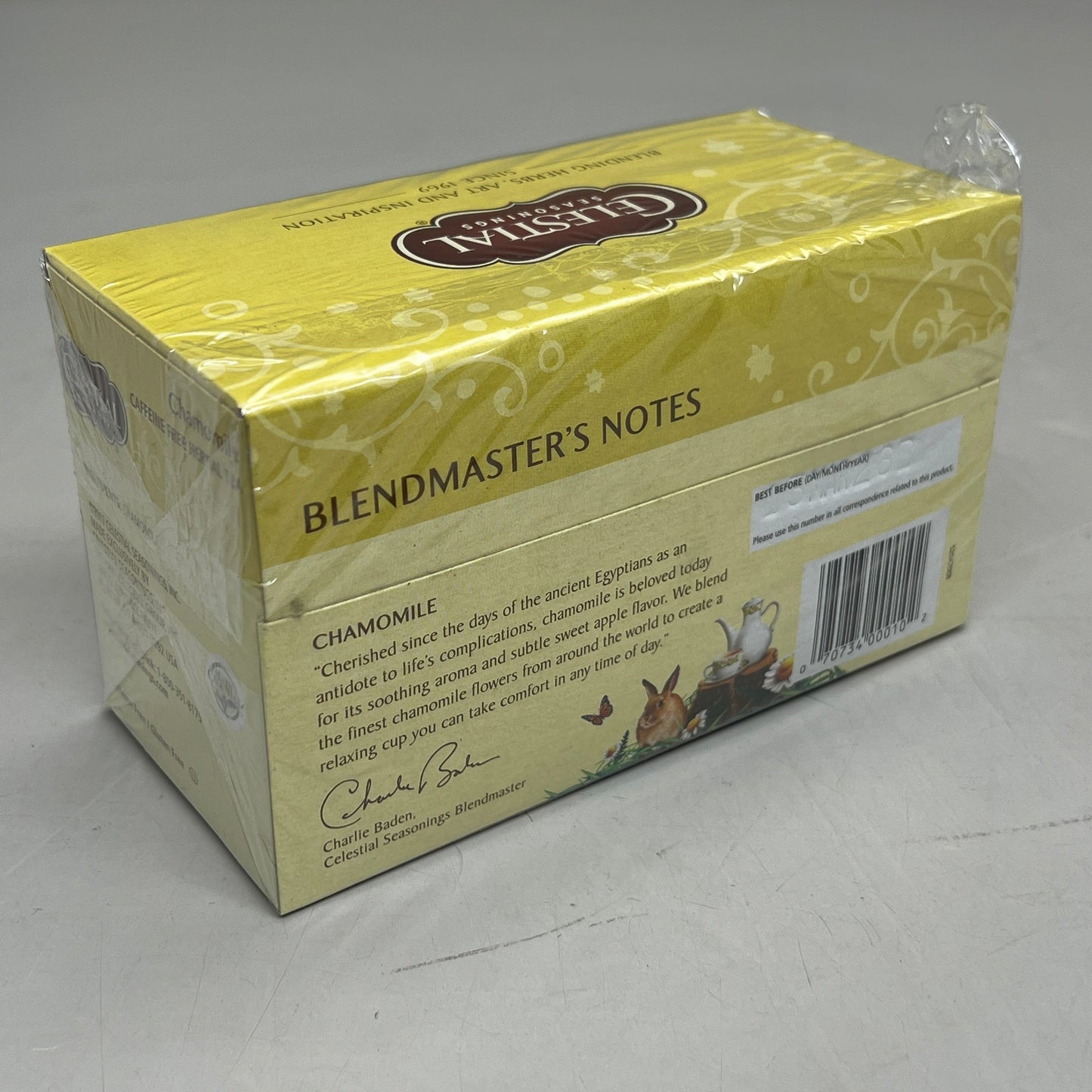 CELESTIAL SEASONINGS (6 PACK) Chamomile Herbal Tea 03/26 (New)